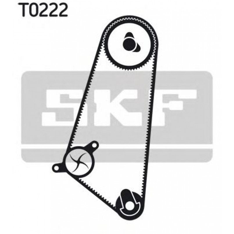 VKMC 01100 SKF - Насос охолоджуючої рідини + комплект зубчатого ремня